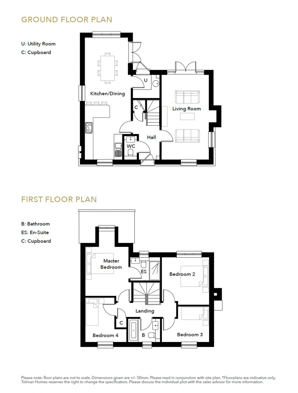 Floorplan for Grasslands, Abbey Way, TN24