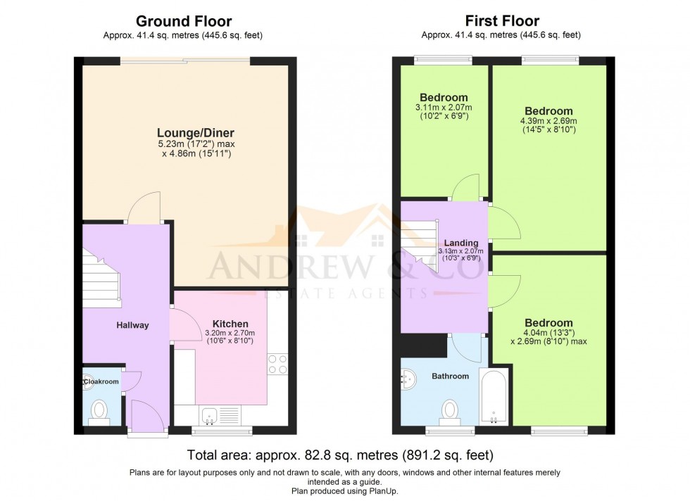 Floorplan for Nine Acres, Kennington, TN24