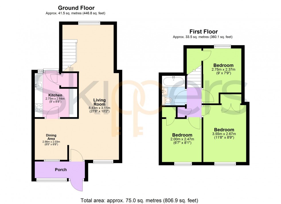 Floorplan for Hill View, Ashford, TN24