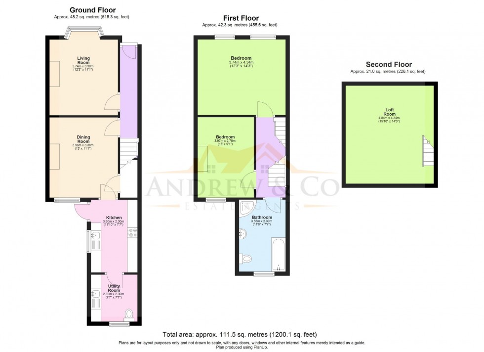Floorplan for Ashford Road, New Romney, TN28
