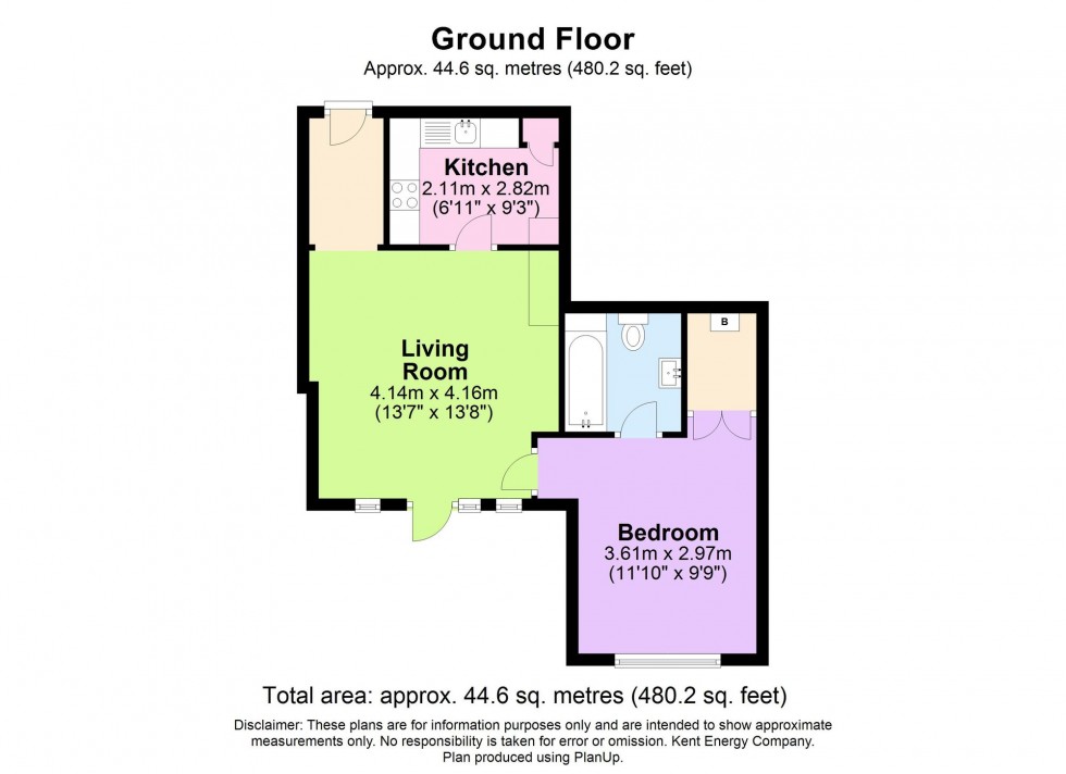 Floorplan for Bouverie Road West, Westmoore House, CT20