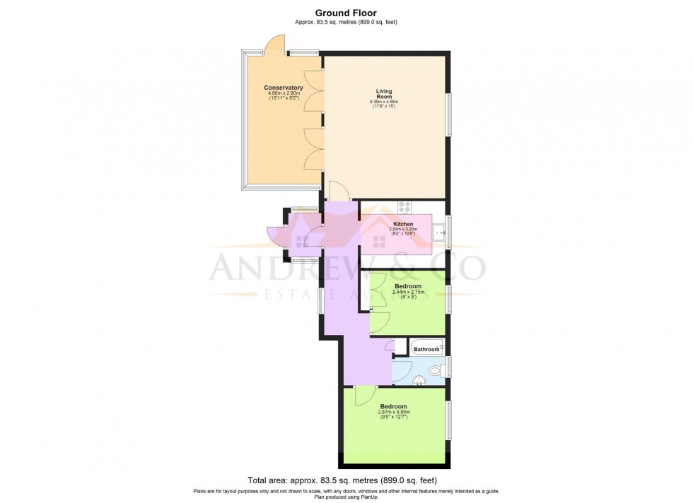 Floorplan for Newchurch, Romney Marsh, TN29