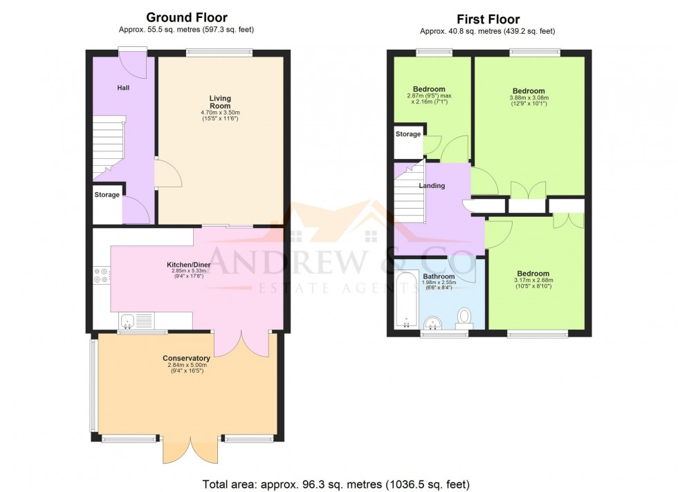 Floorplan for Victoria Road West, Littlestone, TN28