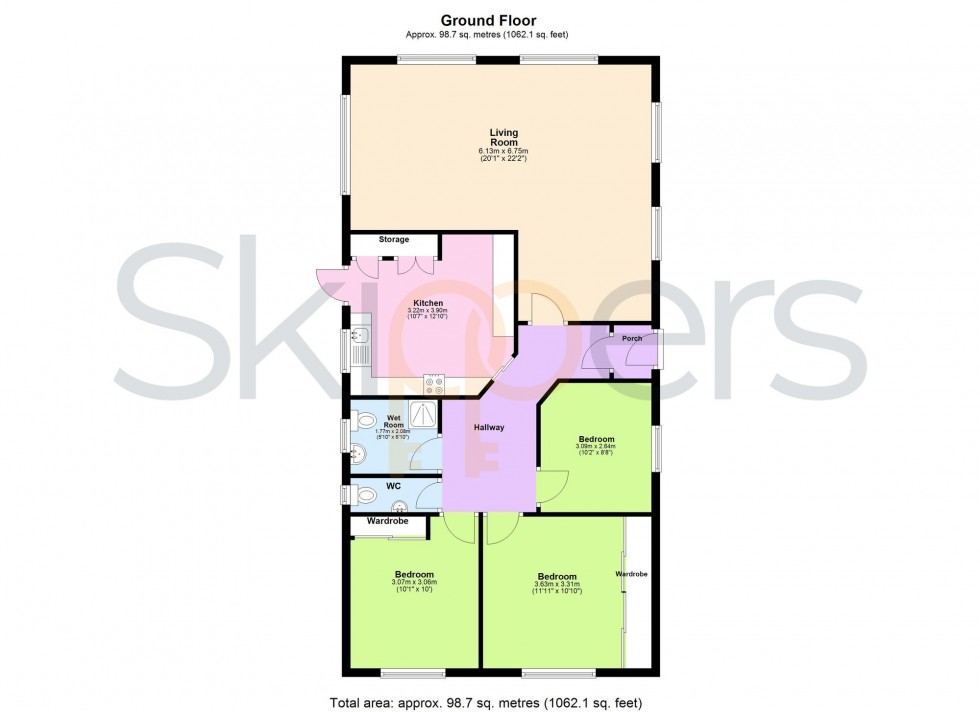 Floorplan for Williamson Road, Lydd On Sea, TN29