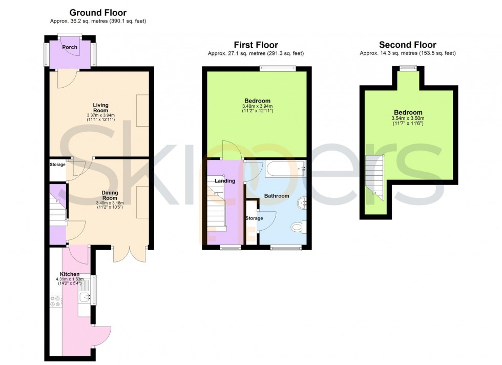 Floorplan for Skinner Road, Lydd, TN29