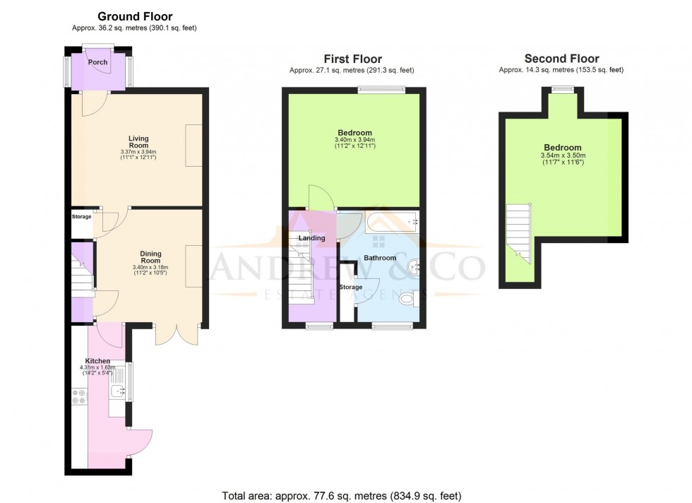 Floorplan for Skinner Road, Lydd, TN29