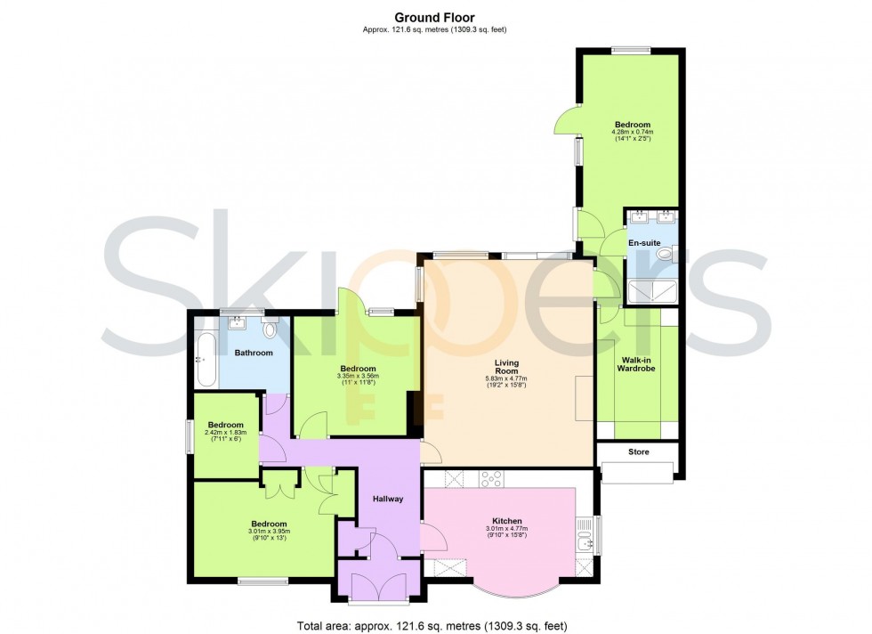 Floorplan for Canterbury Road, Kennington, TN25