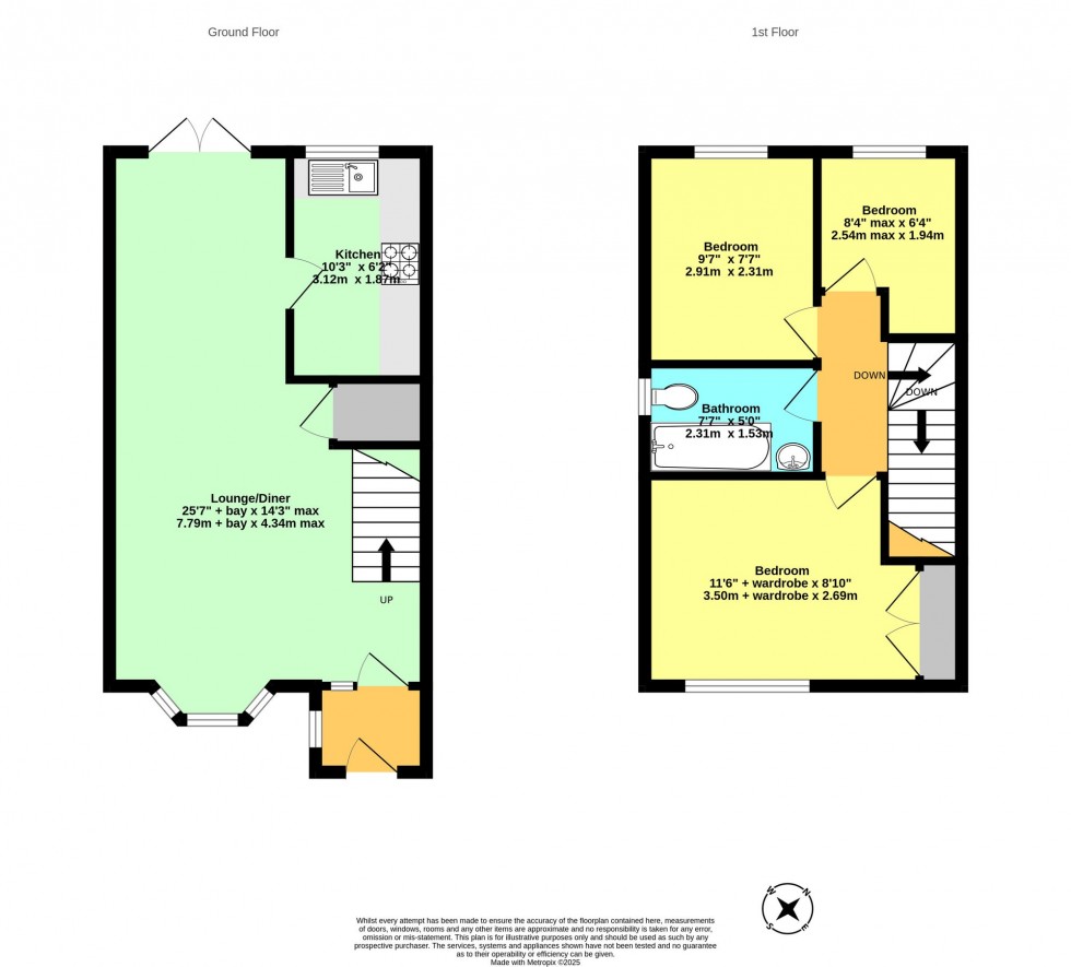 Floorplan for Manor House Drive, Kingsnorth, TN23