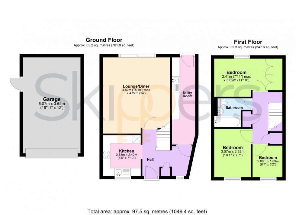 Floorplan for Hawks Way, Ashford, TN23