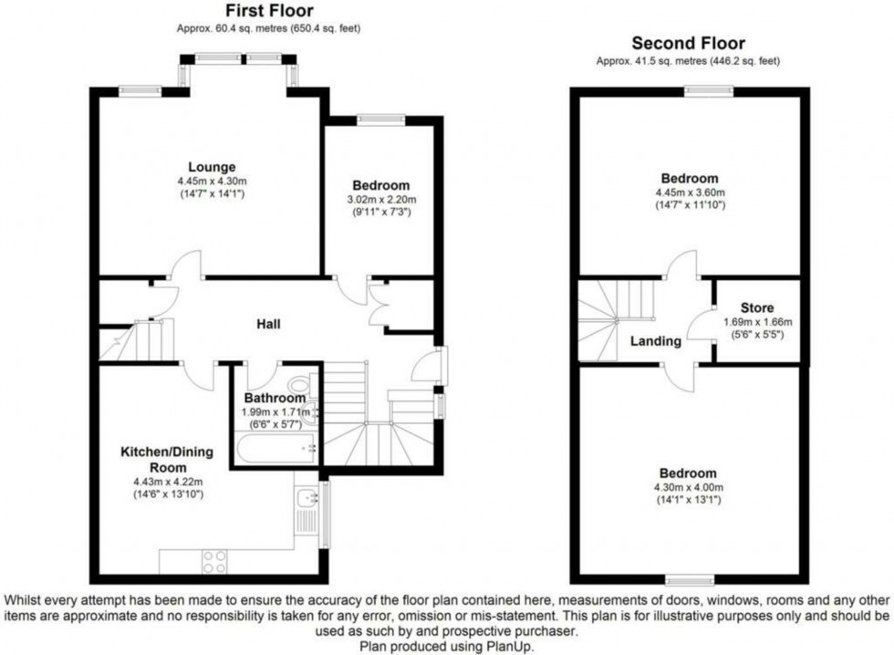 Floorplan for Cheriton High Street, Folkestone, CT19