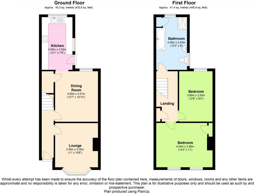 Floorplan for Royal Military Avenue, Folkestone, CT20