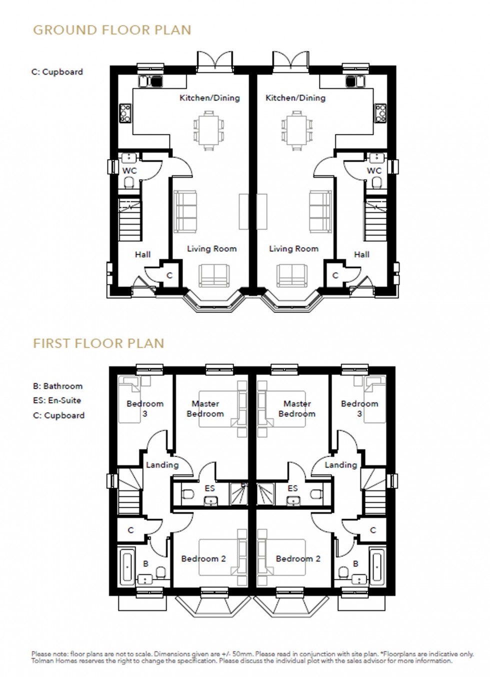 Floorplan for Grasslands, Abbey Way, TN24