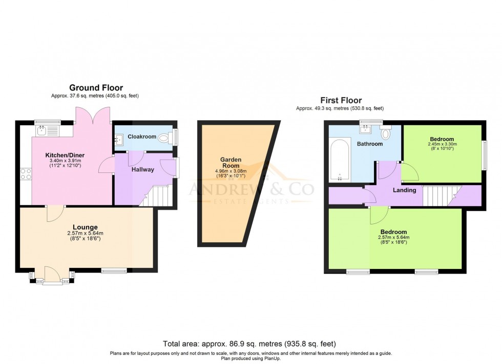 Floorplan for Common Way, Hothfield, TN26