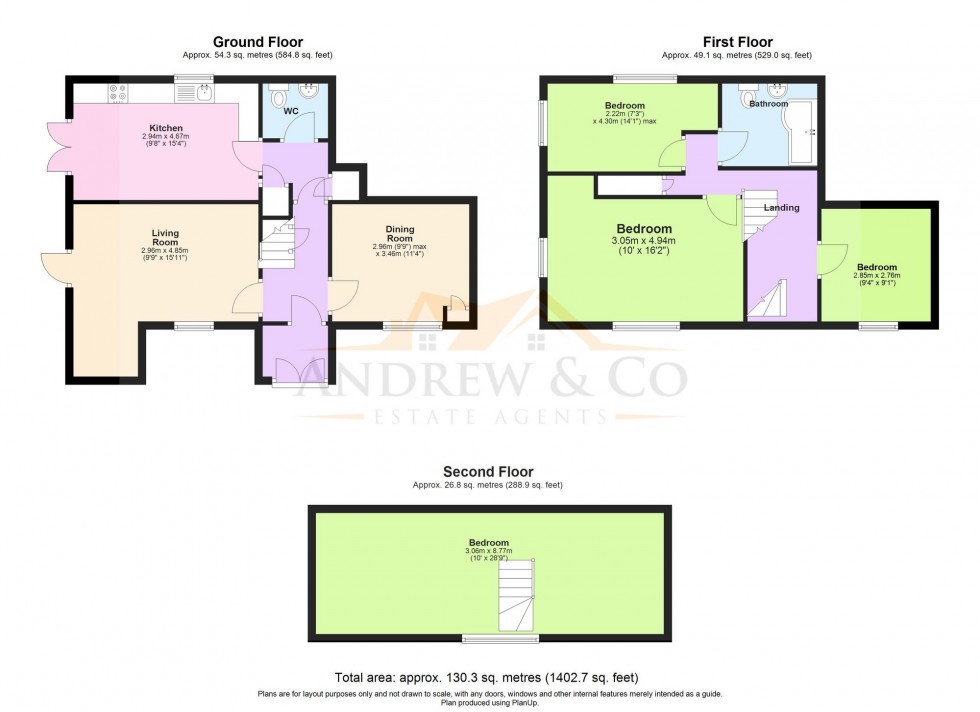 Floorplan for Queens Road, Lydd, TN29