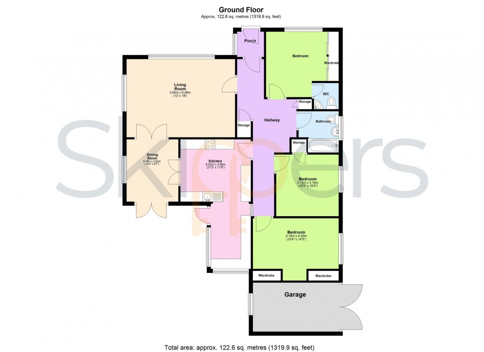 Floorplan for St. Marys Road, New Romney, TN28