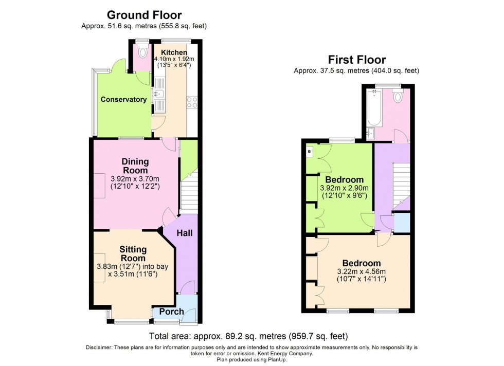 Floorplan for Church Road, Folkestone, CT20