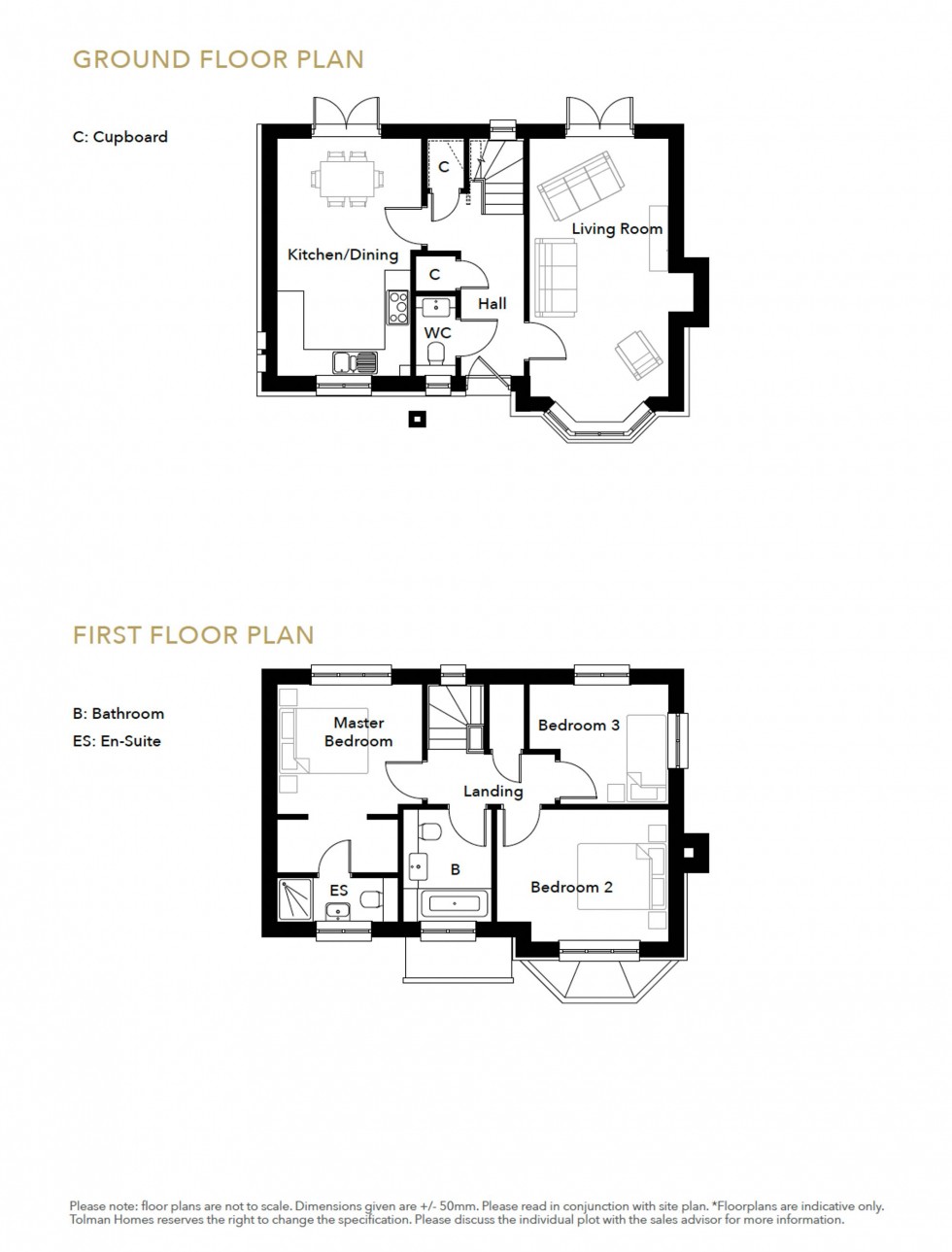 Floorplan for Grasslands, Abbey Way, TN24