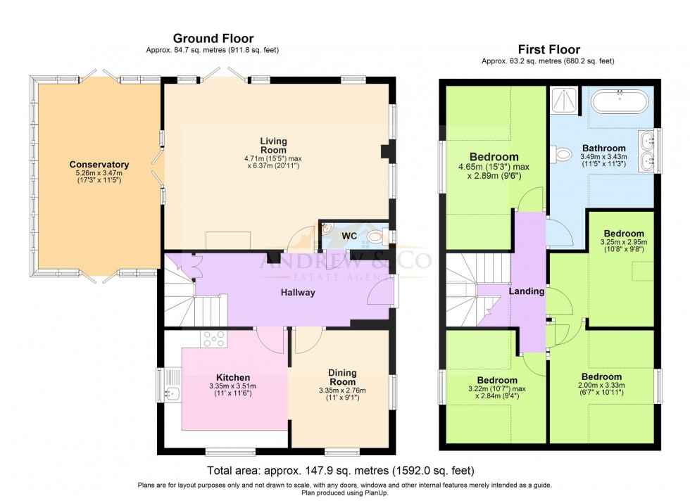 Floorplan for Greenside, High Halden, TN26