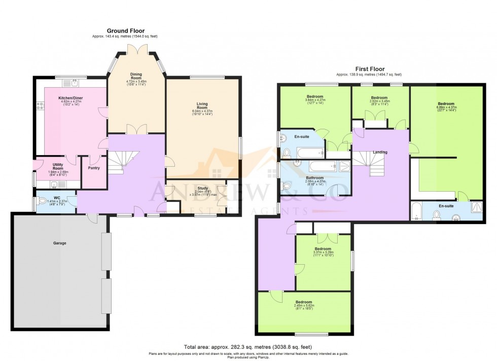 Floorplan for Canterbury Road, Kennington, TN25