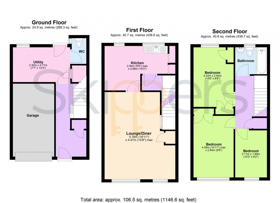 Floorplan for Beaver Lane, Ashford, TN23