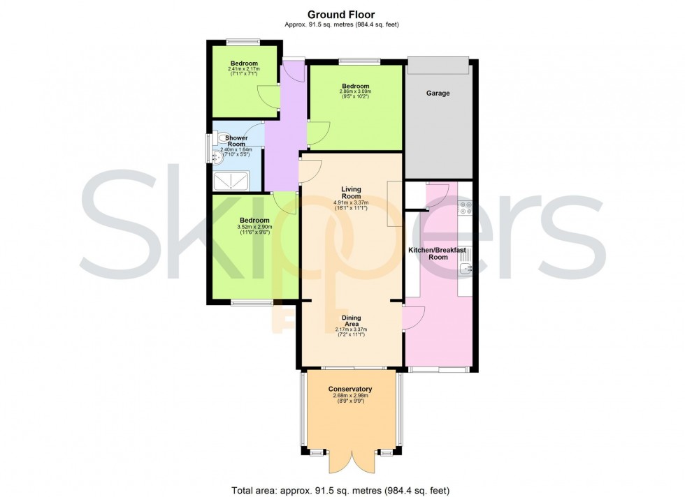 Floorplan for Ash Grove, Lydd, TN29