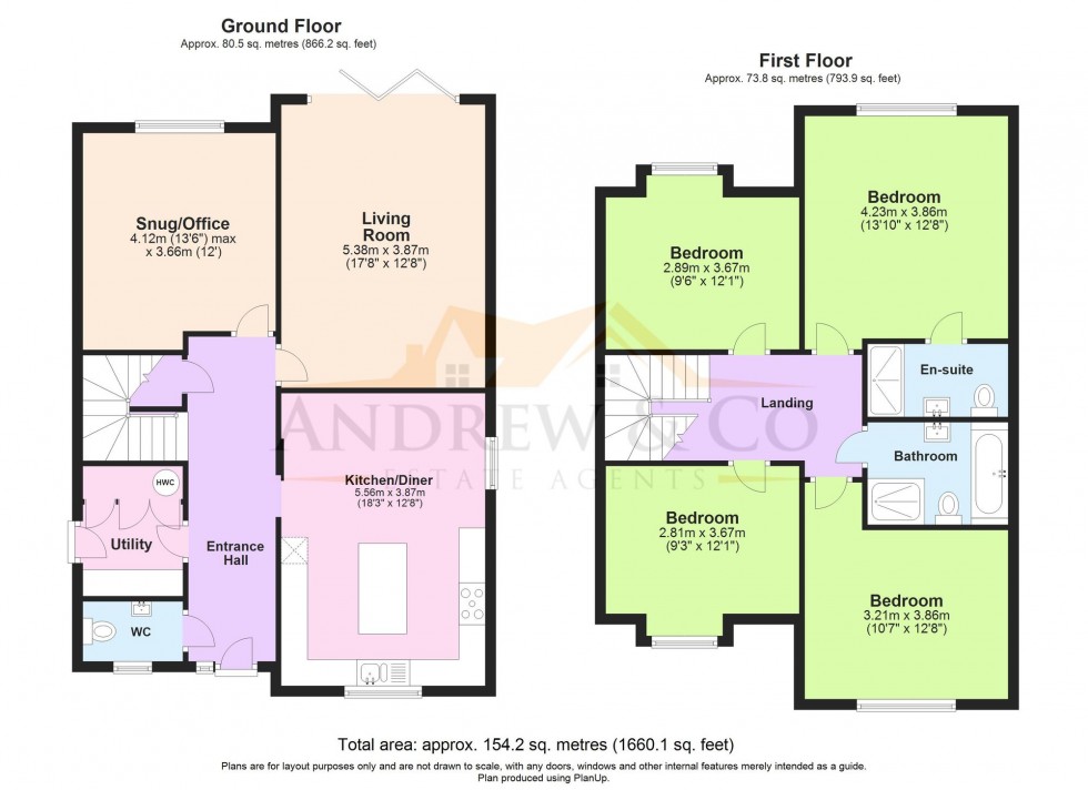 Floorplan for The Lees, Challock, TN25