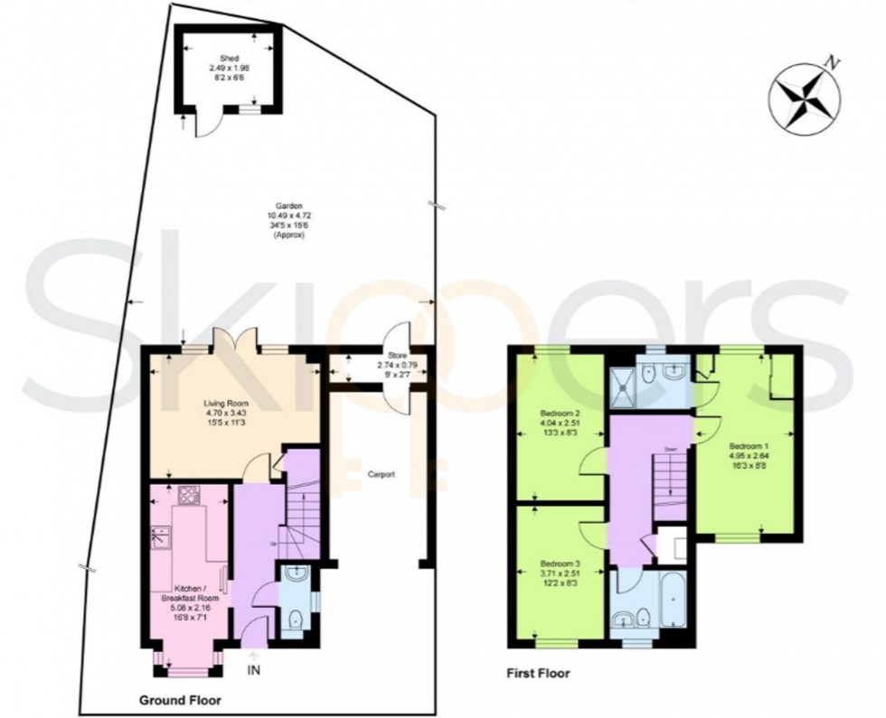 Floorplan for Goldfinch Drive, Finberry, TN25