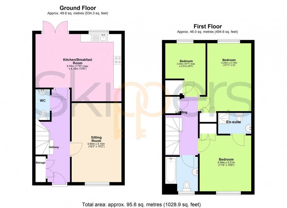 Floorplan for Town Farm Place, Ashford, TN24