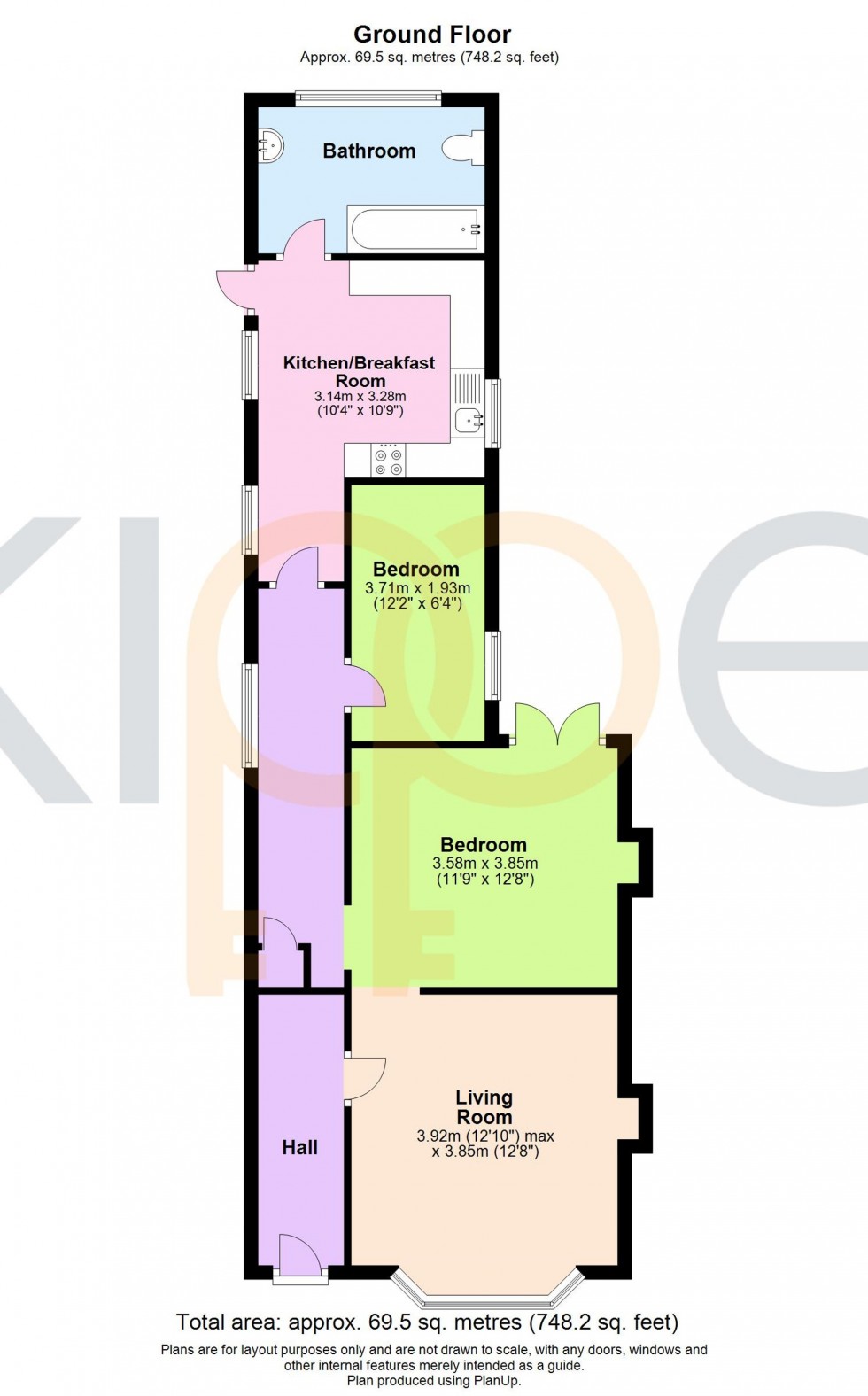 Floorplan for Magazine Road, Ashford, TN24