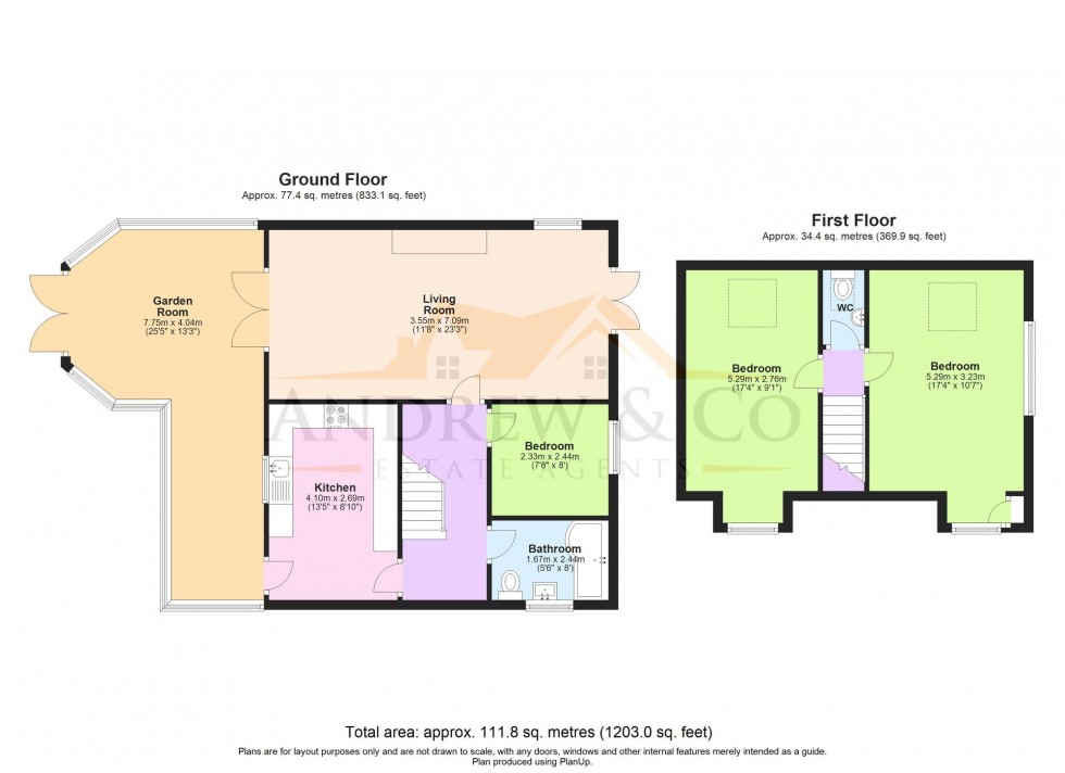 Floorplan for Church Lane, Brenzett, TN29