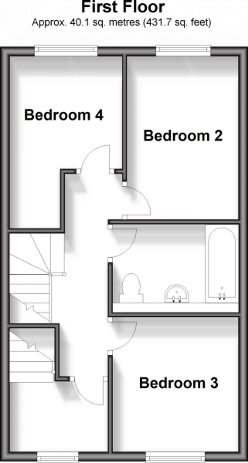 Floorplan for The Rangers, Folkestone, CT20