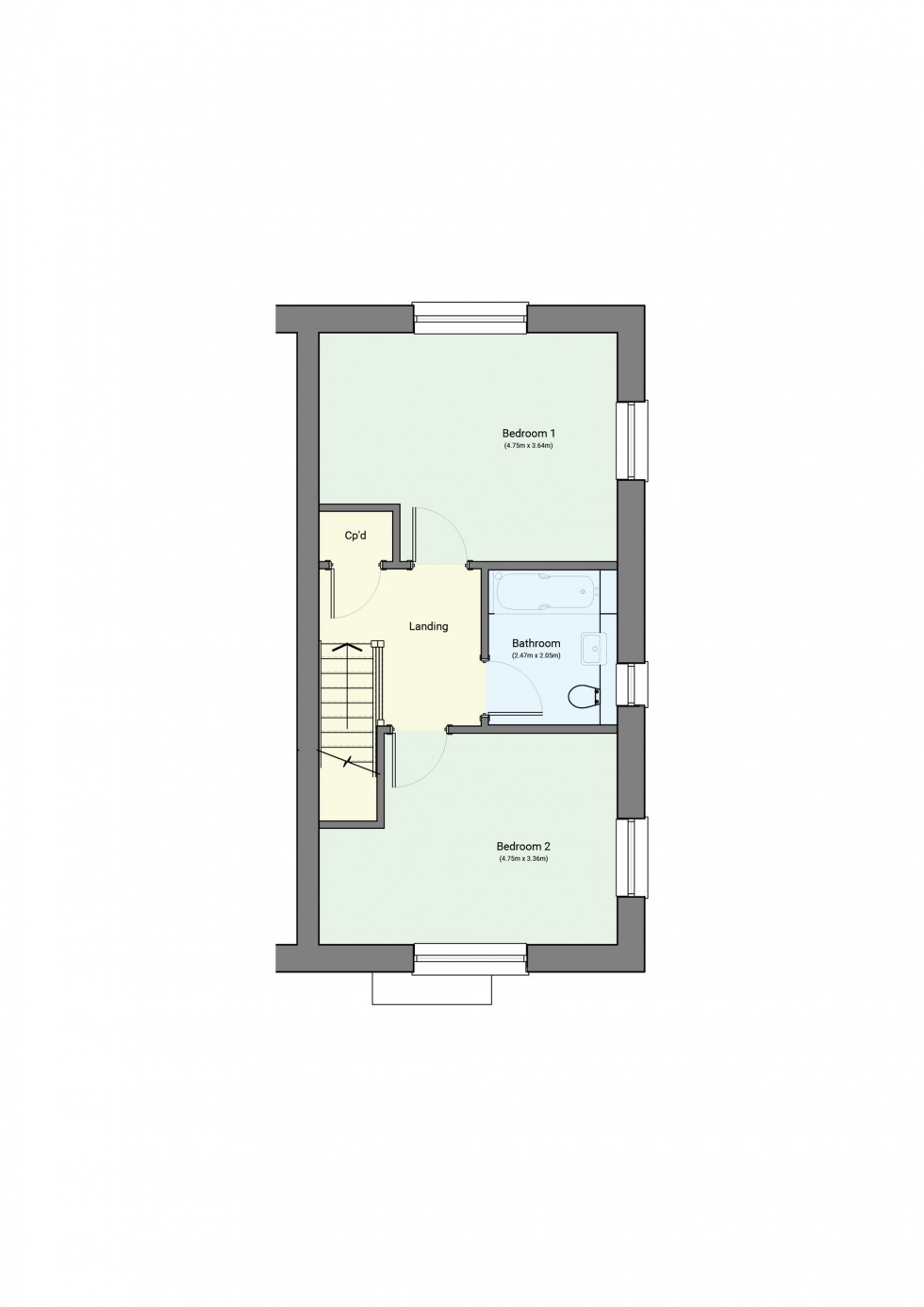 Floorplan for The Maude, New Romney, TN28