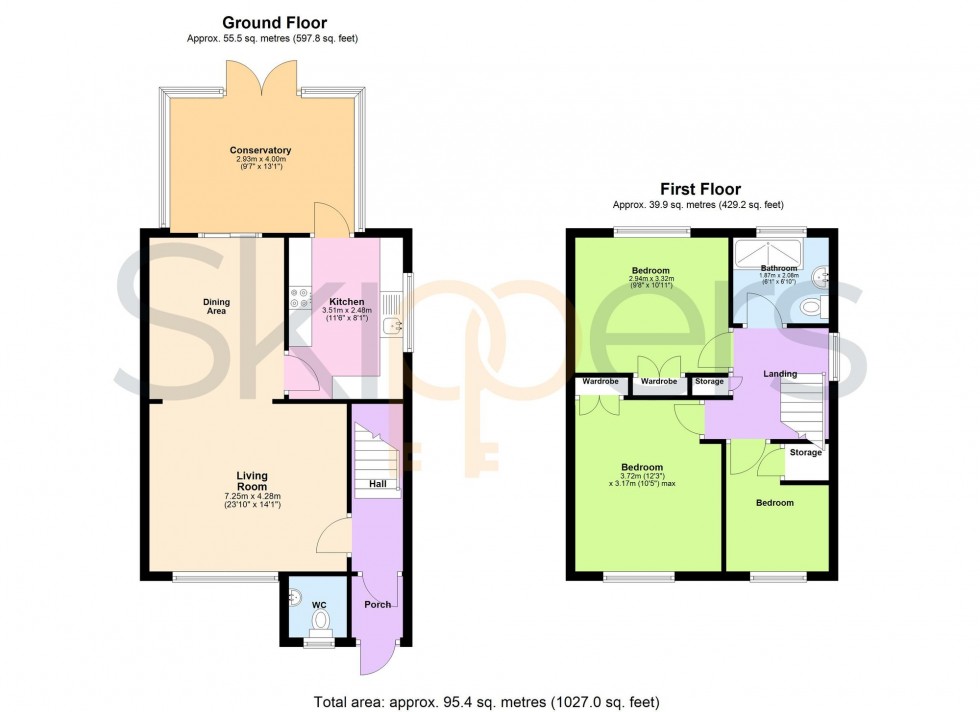 Floorplan for Maple Drive, St. Marys Bay, TN29