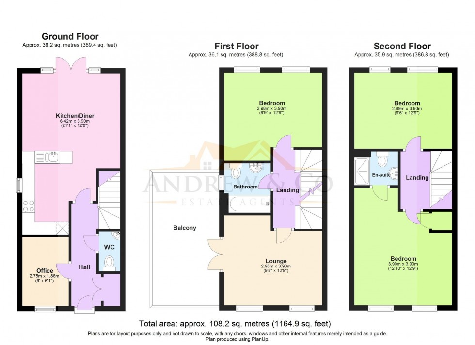 Floorplan for Discovery Drive, Kingsnorth, TN23