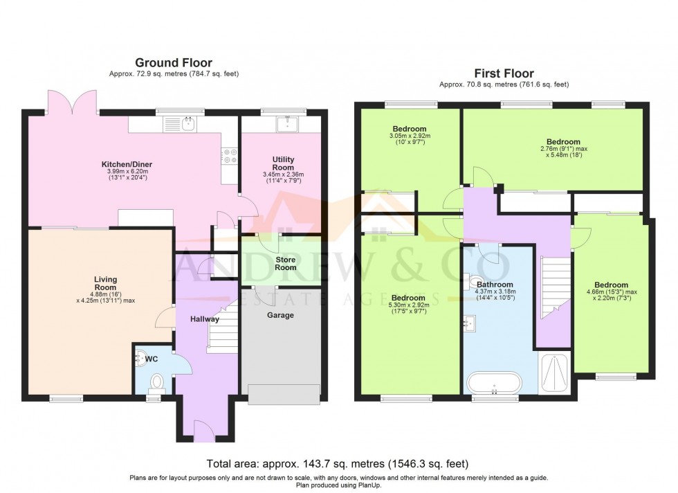 Floorplan for Gloucester Mews, New Romney, TN28