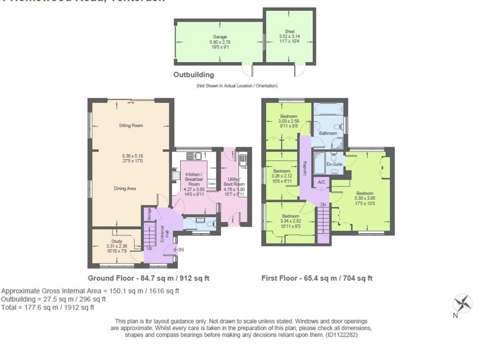 Floorplan for Homewood Road, Tenterden, TN30