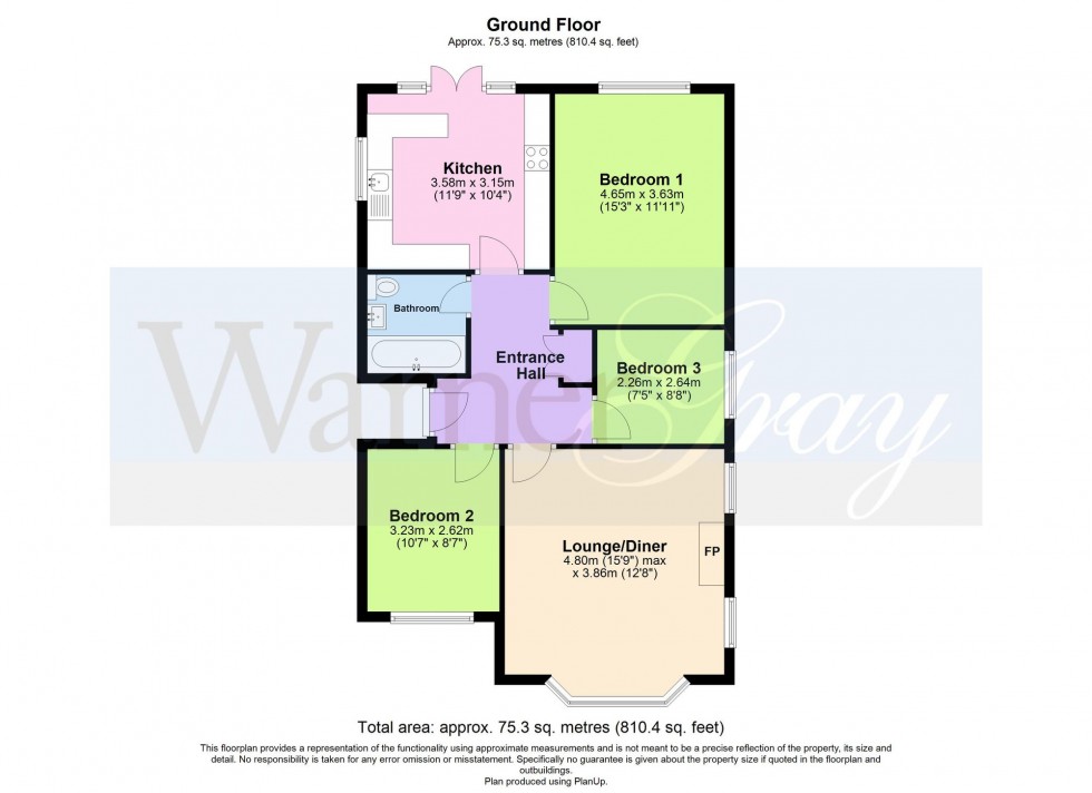 Floorplan for Grange Crescent, St. Michaels, TN30