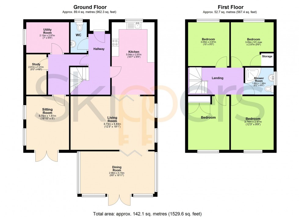 Floorplan for Littlestone Road, Littlestone, TN28