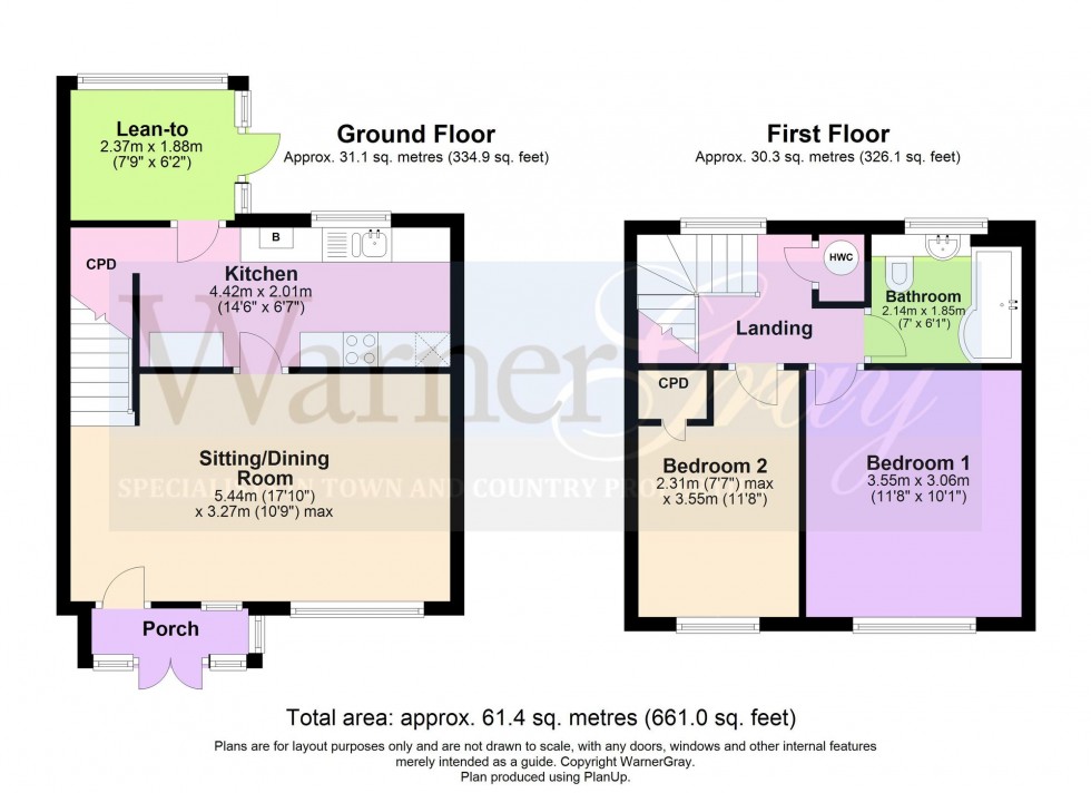 Floorplan for Henley Fields, St. Michaels, TN30