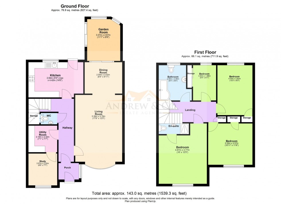 Floorplan for Cockreed Lane, New Romney, TN28