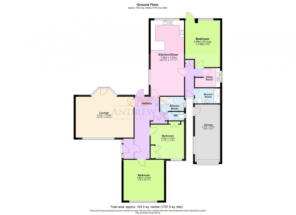 Floorplan for Bathurst Road, Folkestone, CT20