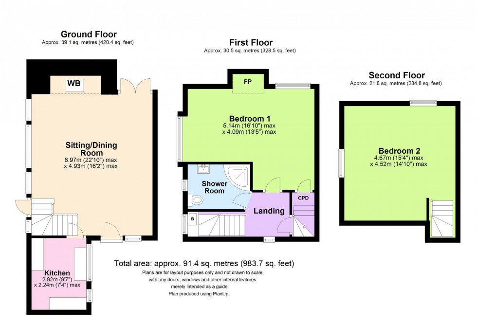 Floorplan for Church Square, Rye, TN31