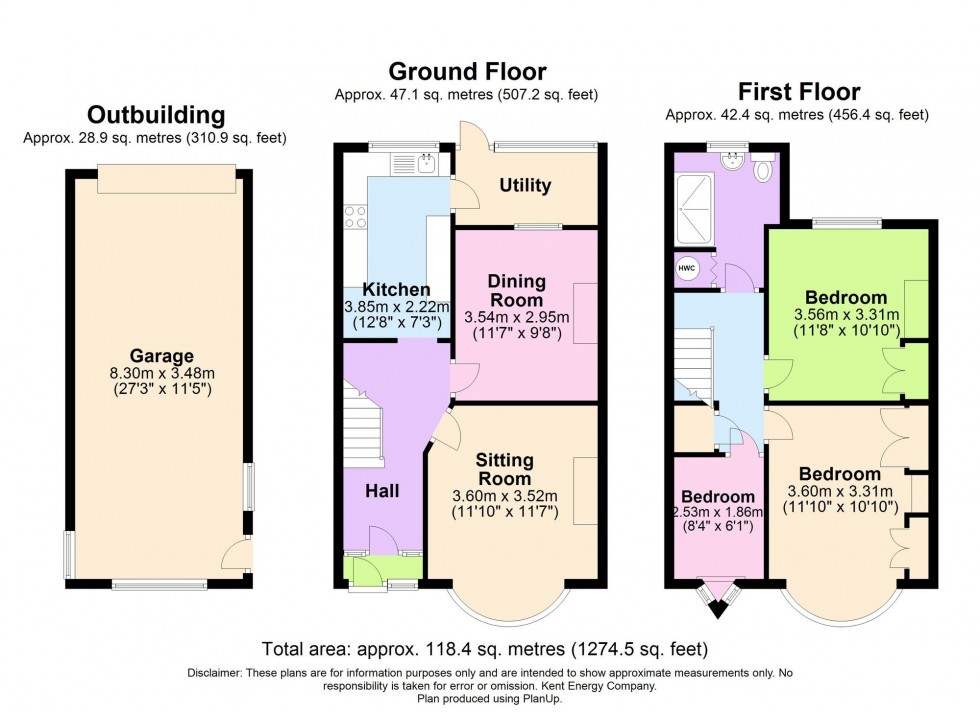 Floorplan for Langdon Road, Folkestone, CT19