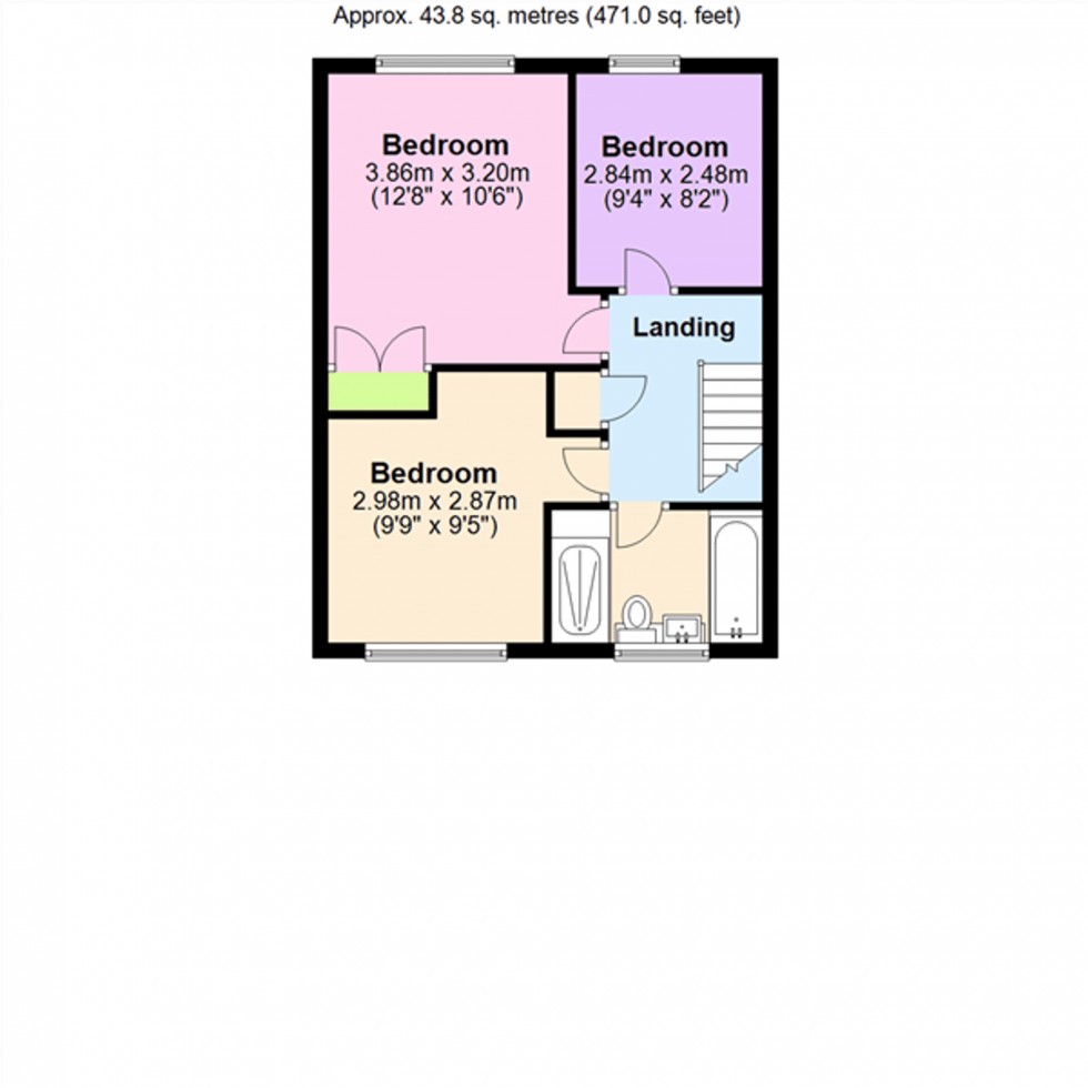 Floorplan for Millfield, Hawkinge, CT18