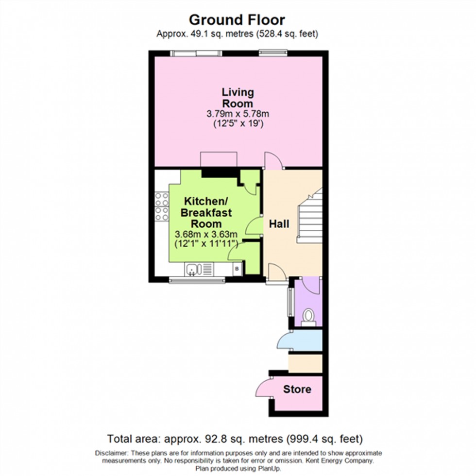 Floorplan for Millfield, Hawkinge, CT18