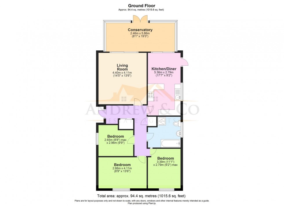 Floorplan for Coast Drive, Greatstone, TN28