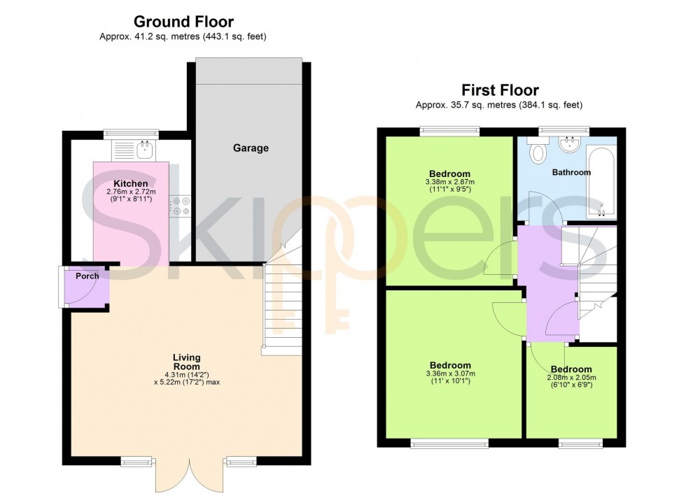 Floorplan for Copperfields, Lydd, TN29