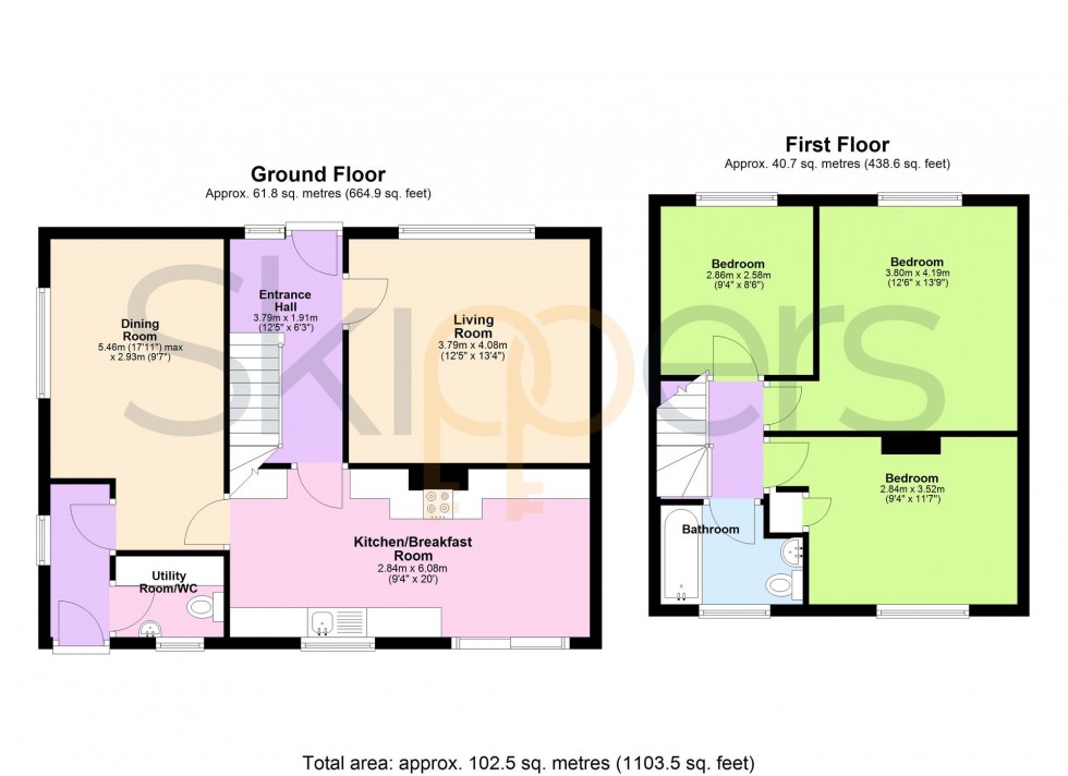 Floorplan for Brissenden Close, New Romney, TN28