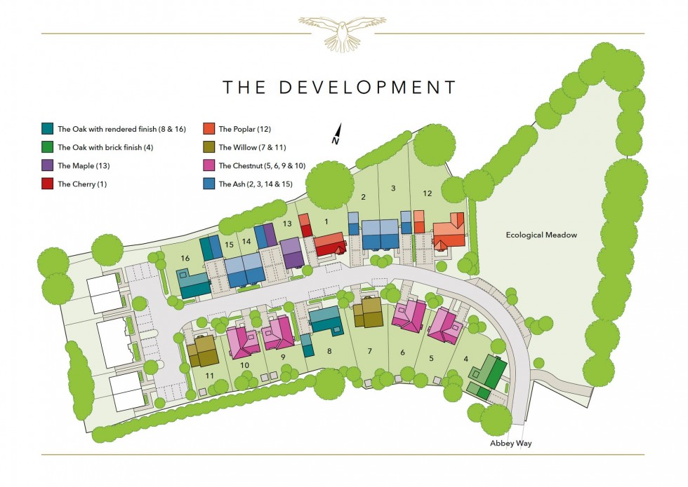 Floorplan for Grasslands, Abbey Way, TN24