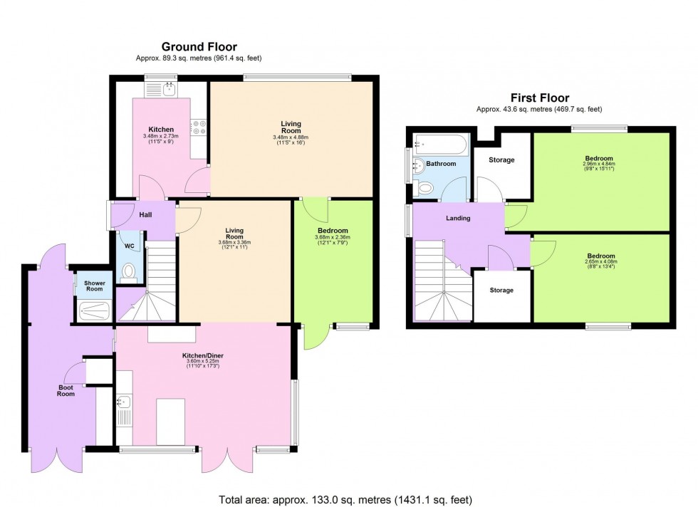 Floorplan for Redoubt Way, Dymchurch, TN29